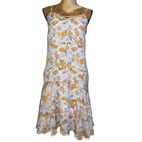 Entro Retro Floral Spring / Summer Sleeveless Dress Size Small - Picture 7 of 13